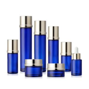 New Arrival 20g 30g 50g 30ml 60ml 100ml 120ml Cosmetic Face Serum Lotion Glass Bottle Set for Skincare Cream Jar