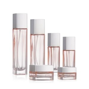 Product Namecosmetic Bottle Setmaterialglasscolorclear (Coating) Usageessential Oil, Skin Care, Serum, Lotion, Tonercapacity30g/50g/40ml/100ml/120mlseal